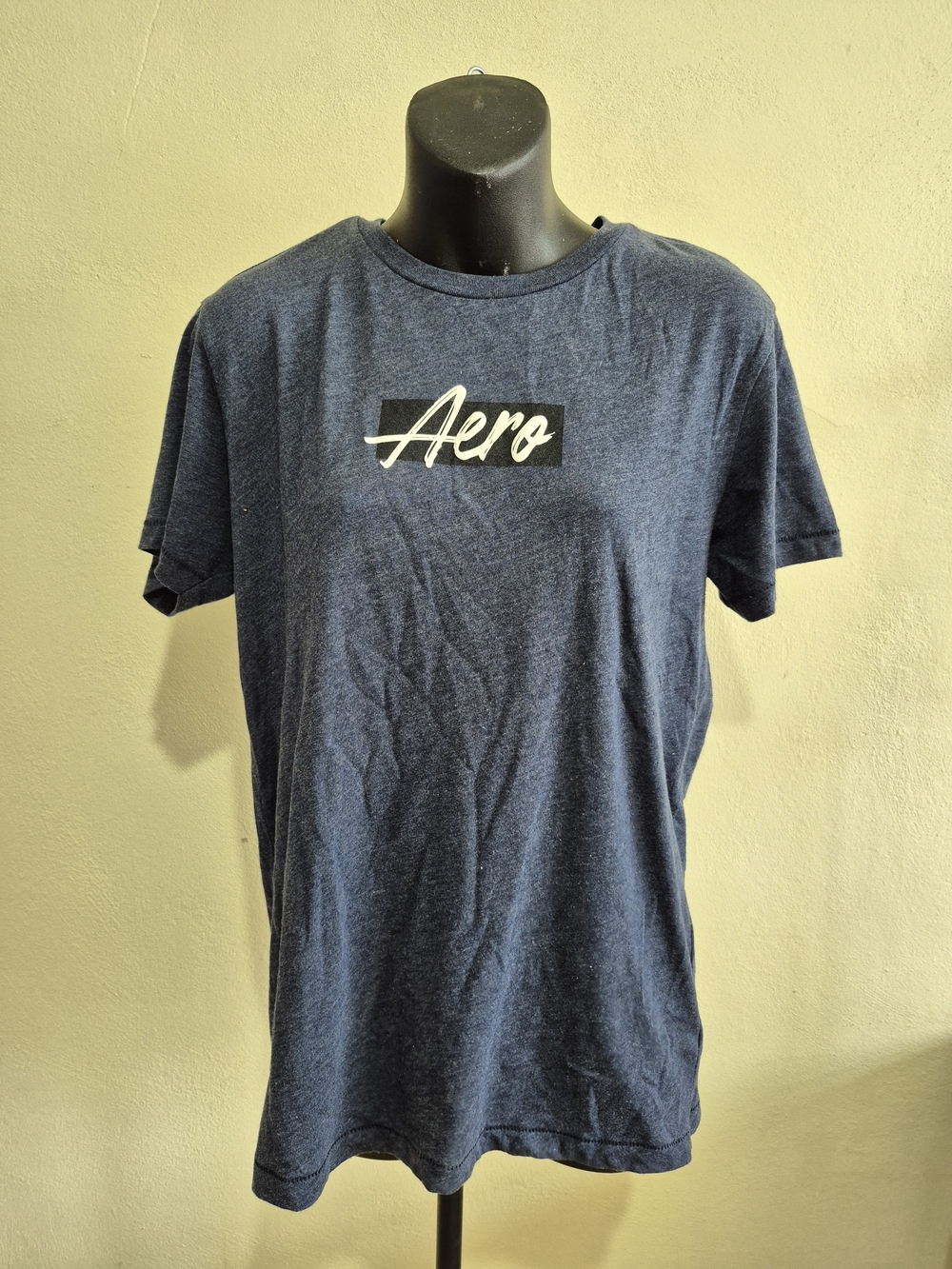 Logo Short-Sleeve Tee in Navy Small